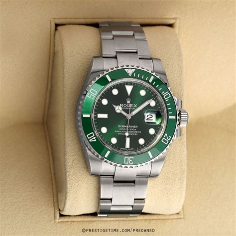 pre owned Rolex Hulk